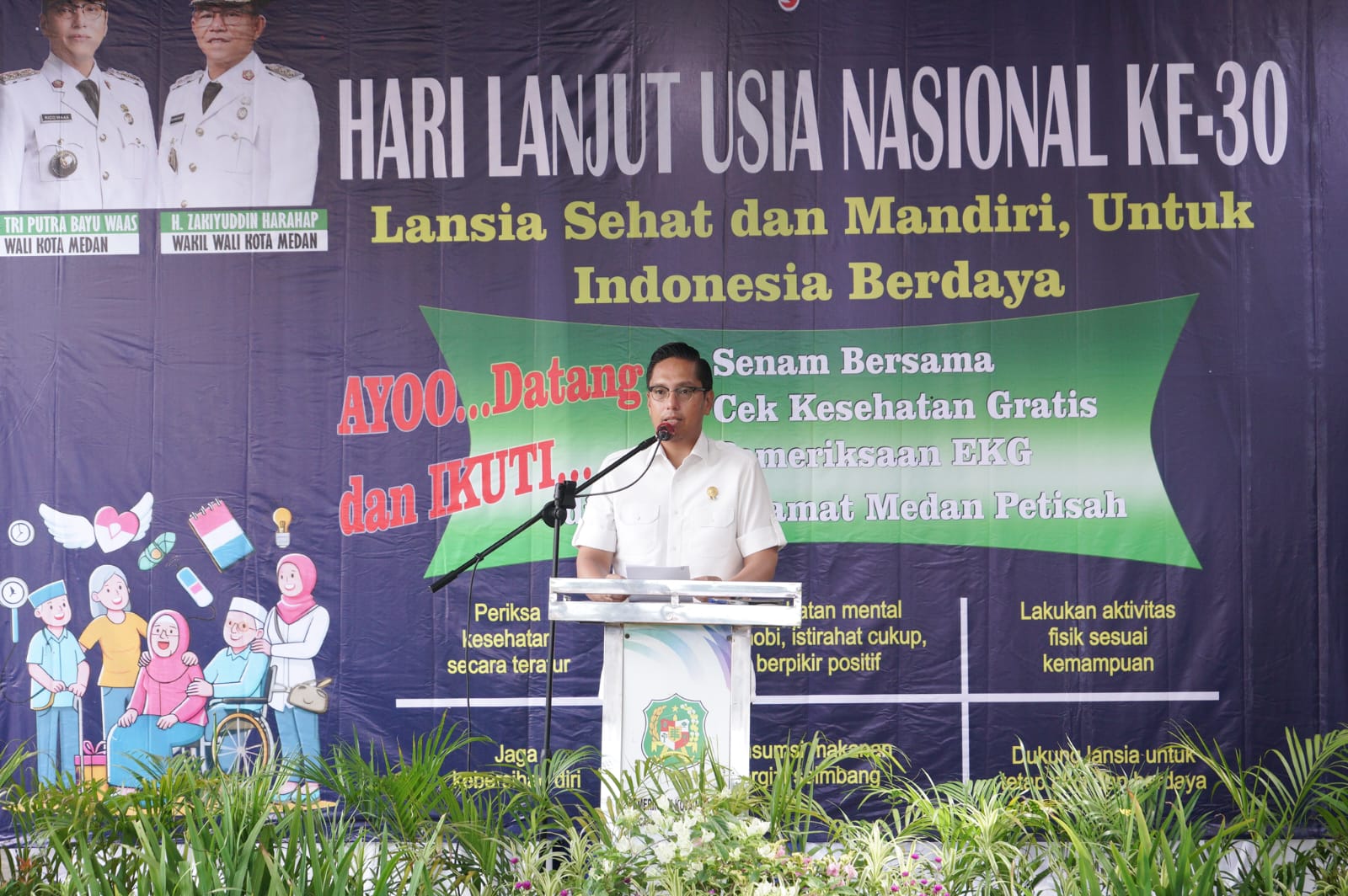 Di HLUN ke-30, Rico Waas Cover 10.000 Lansia Lewat Program PKH Makmur
